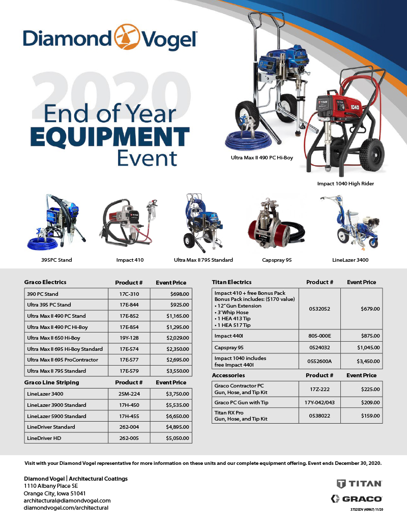 Year End Equipment Event